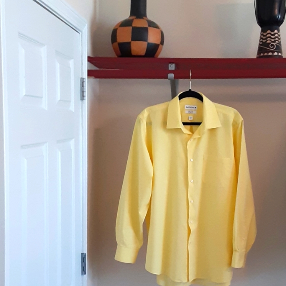 Saddlebred. Easy care stretch mens shirt. 16, 16.5